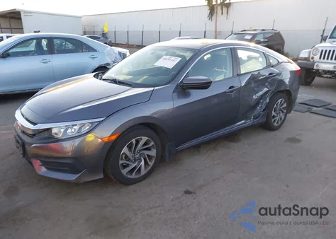 2018 Honda Civic Ex from USA, damaged, VIN 2HGFC2F76JH531767